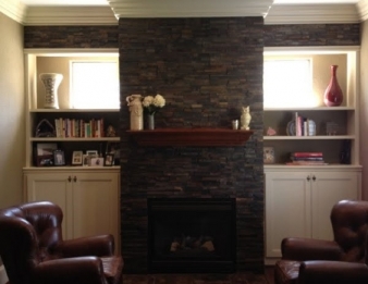 Mantel, Fireplace and Livingroom Remodel